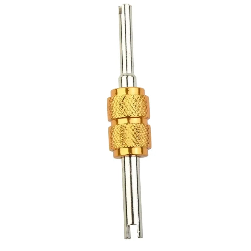 9Pcs R134a Automotive Air Conditioning Valve Core + 1Pcs Remover Tool For A/C System Mall/Big Air Conditioning Valve Core Tool Qme