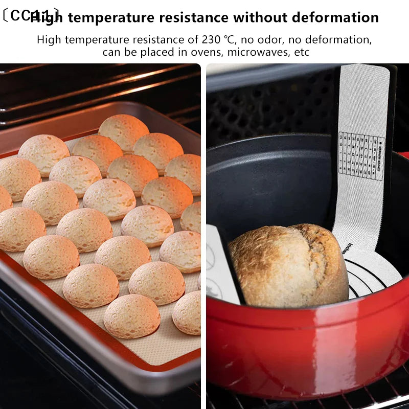 42x29 Silicone Baking Mat Oven 30 Circles Non Stick Heat Resistant Qme
