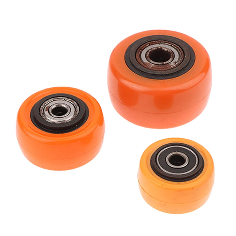 PVC Caster Wheel Double Bearings Load Capacity Wear Resistance Qme