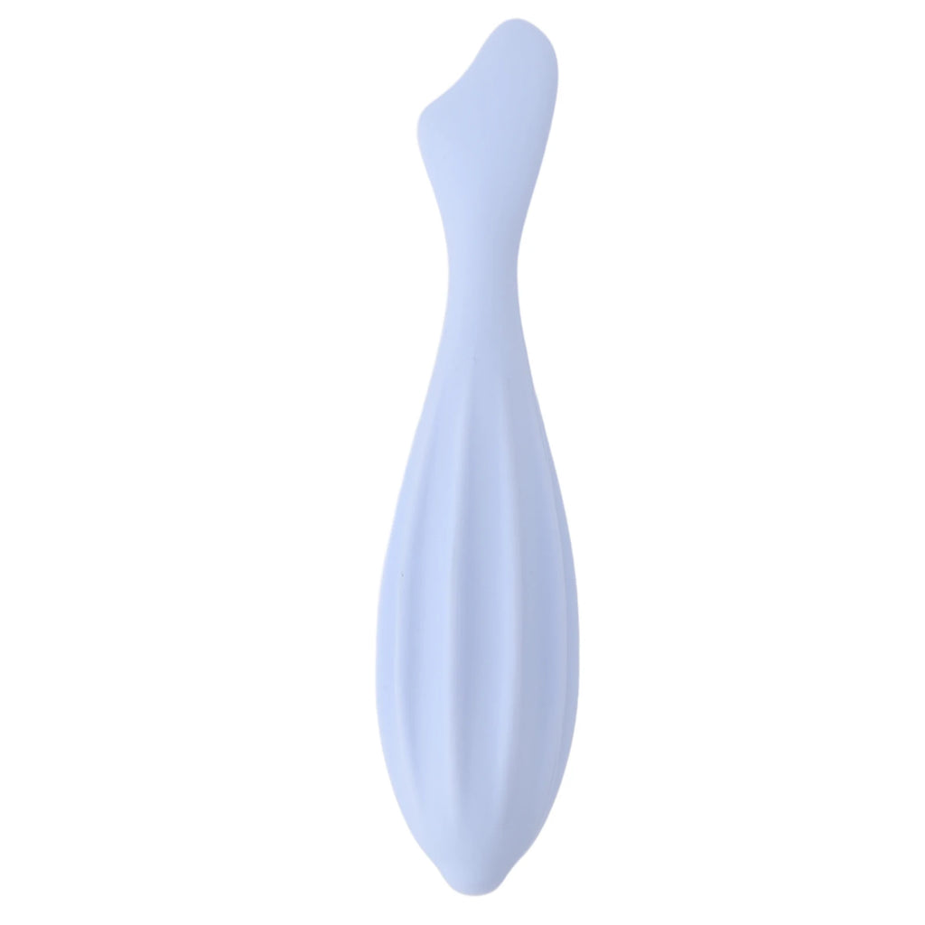 Face Massage Face Roller Promote Circulation Silicone Handheld Facial Massager for Face Eyes Blue Silicone Facial Massage Roller Qme as pic