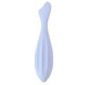 Face Massage Face Roller Promote Circulation Silicone Handheld Facial Massager for Face Eyes Blue Silicone Facial Massage Roller Qme as pic