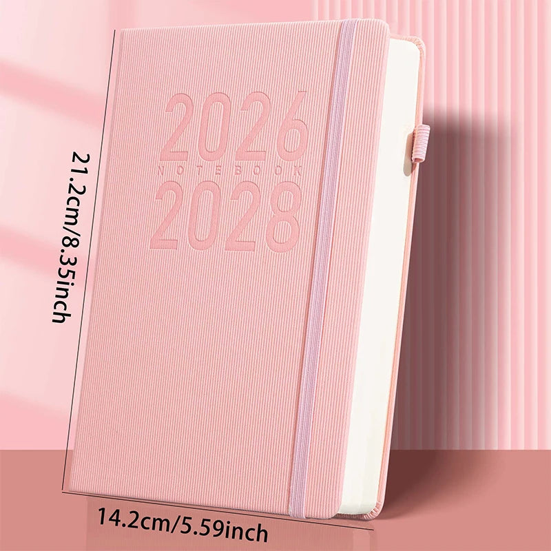 3-Year Monthly Planner Calendar Diary Writing 2026-2028-January Qme