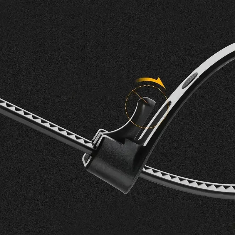 Reusable and detachable zip ties - heavy-duty and durable Qme