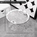 Hair Accessories Organizer Storage Box Clear Hair Tie Organizer For Headband Bows Cotton Swab Organization Bathroom Home Storage Qme S Transparent