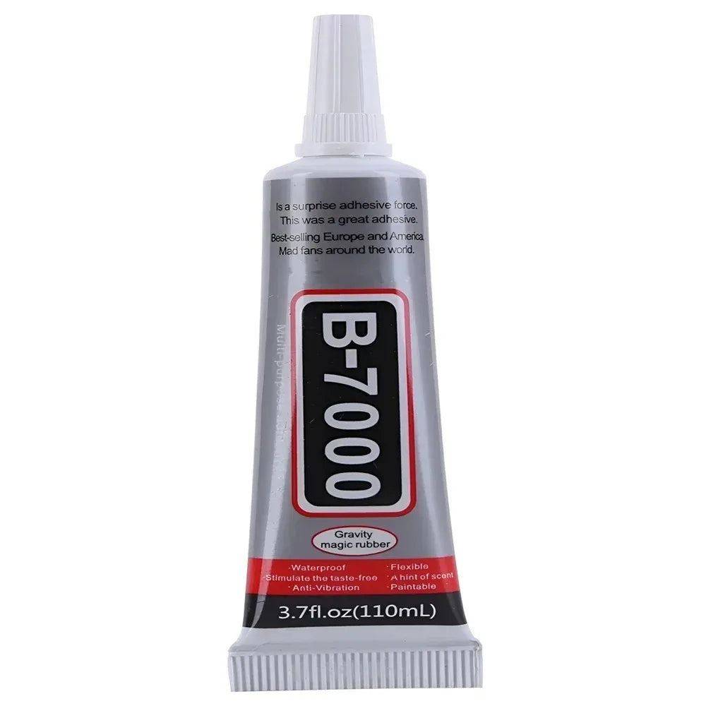 1 Pc 15/50/110ml B-7000 Glue T-8000 Adhesive Epoxy Resin Repair Cell Phone Touch Screen Liquid Glue Jewelry Craft Adhesive Glue Qme B7000 110ml