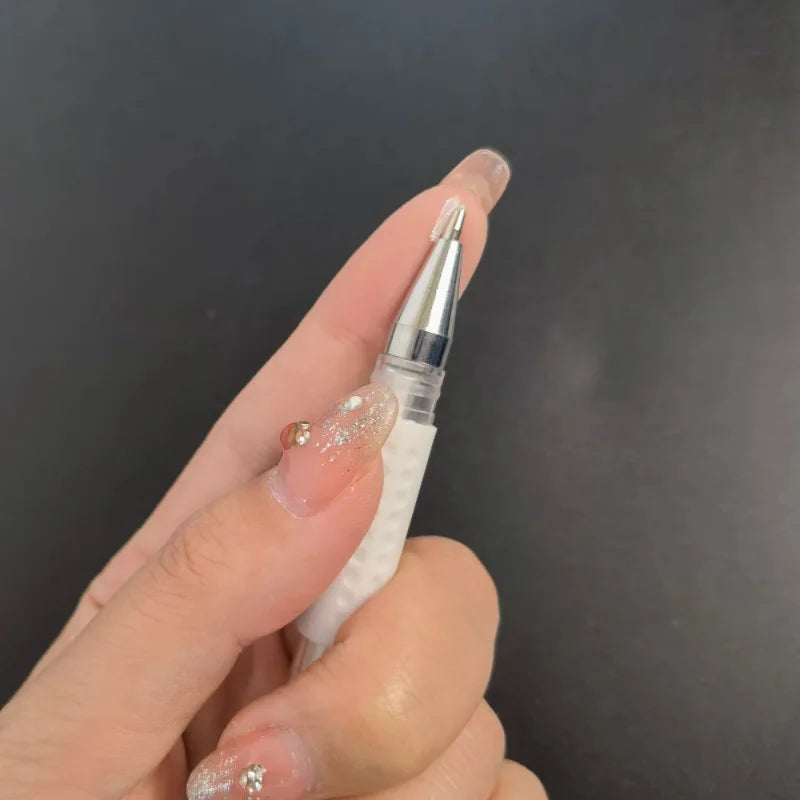 White Surgical Skin Marker Pen for Permanent Makeup Eyebrow Scribe Waterproof Marker Brow Pencil Tattoo Accessories Supplies Qme