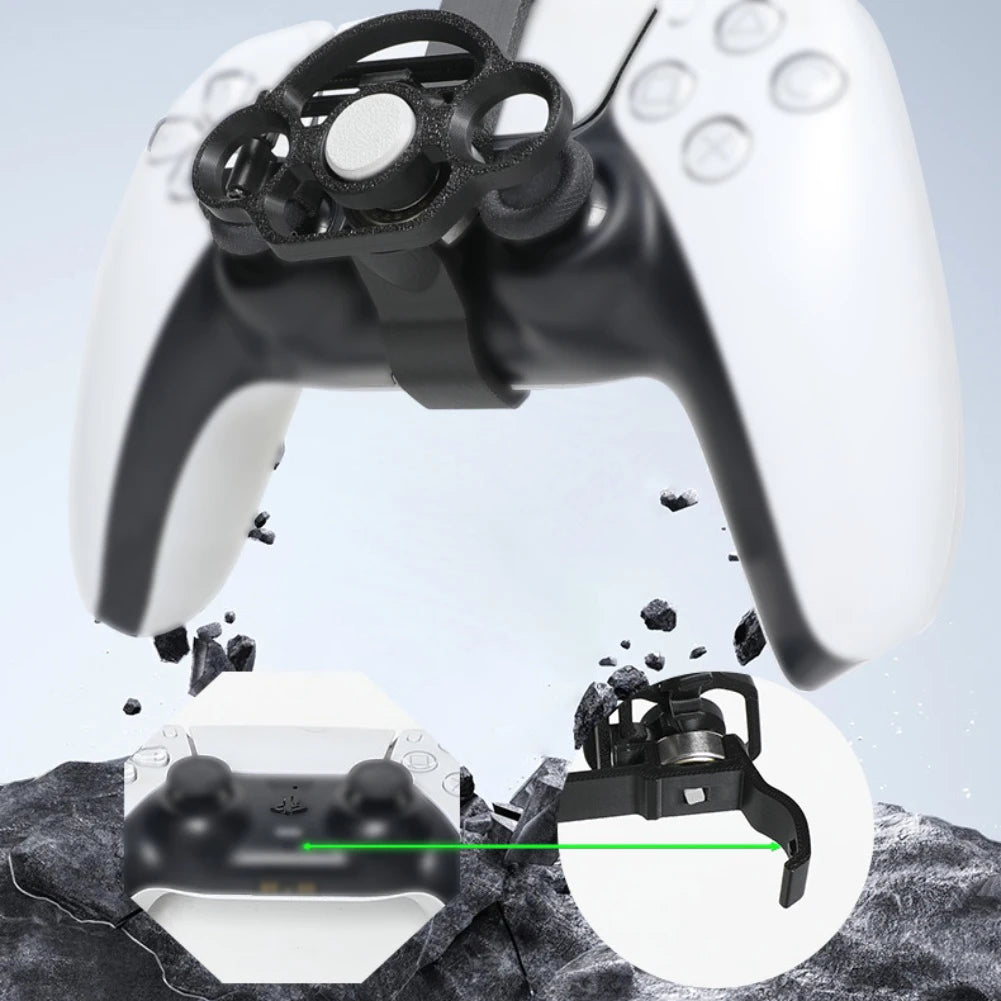 Mini Game Steering Wheel For PS5 Game Controller Accessories Racing Games Steering Wheel Replacement Enhanced Gaming Qme
