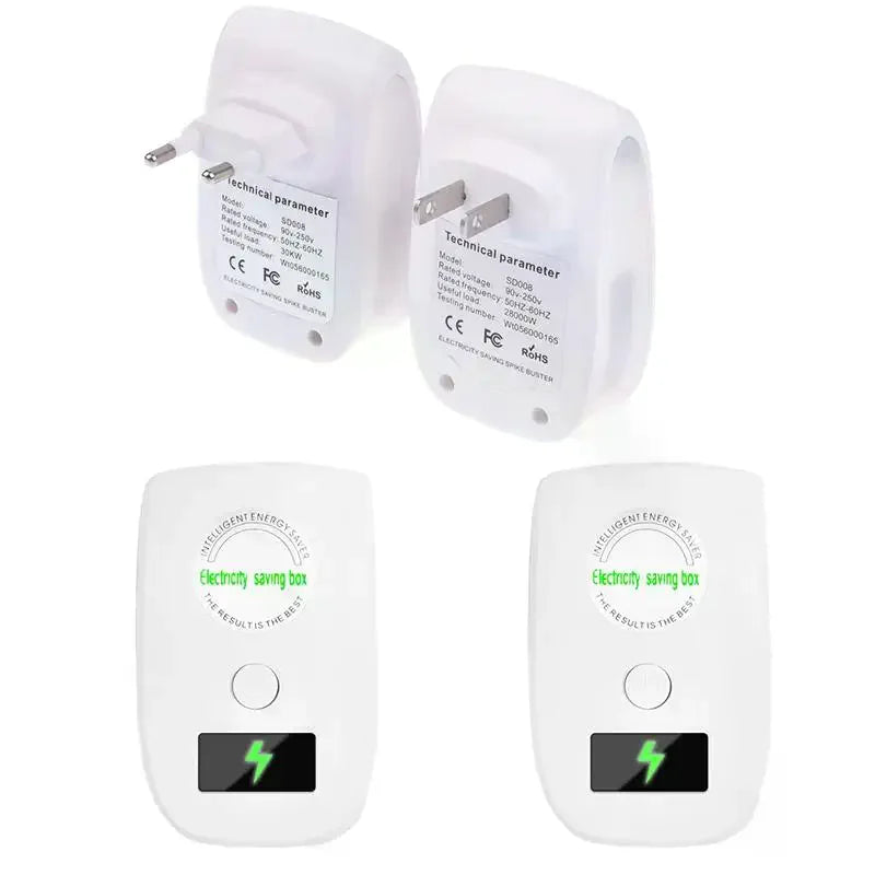 Intelligent Electricity Saving Box With Voltage Stabilization Power Saving For Home Office Daily Use Qme