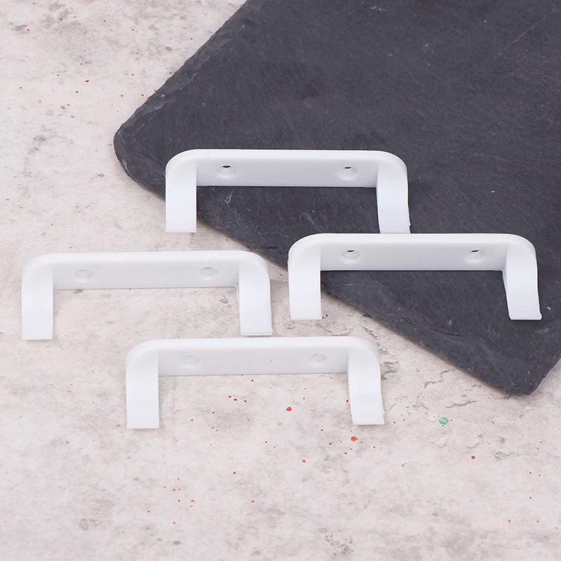 4Pcs Mount Firm Display Cars by Wheels on Wall Hanging Cars Display Rack Space-Saving Car Model Holder for MOC Car Models Toy Qme White