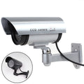Shaped Waterproof Security CCTV Surveillance Camera Home Outdoor Qme Silver