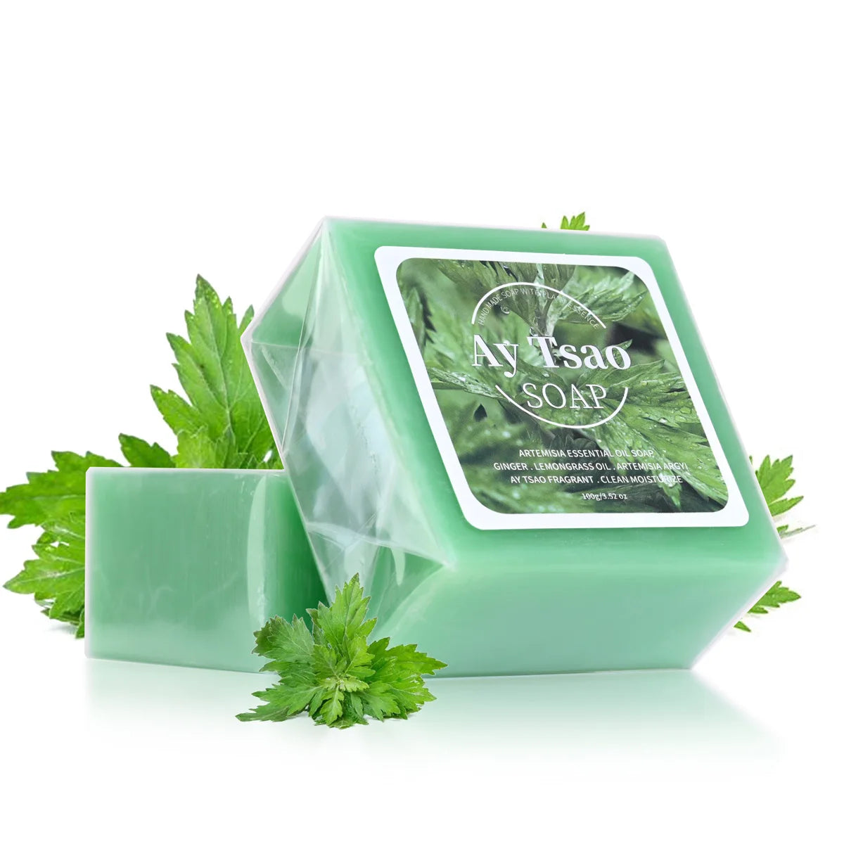 B+artemisia Plant Essential Oil Soap Containing Lemongrass Ginger Qme 100g