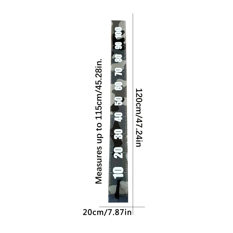 Fish Measuring Ruler Waterproof Adhesive Fishing Soft Equipment Qme A2