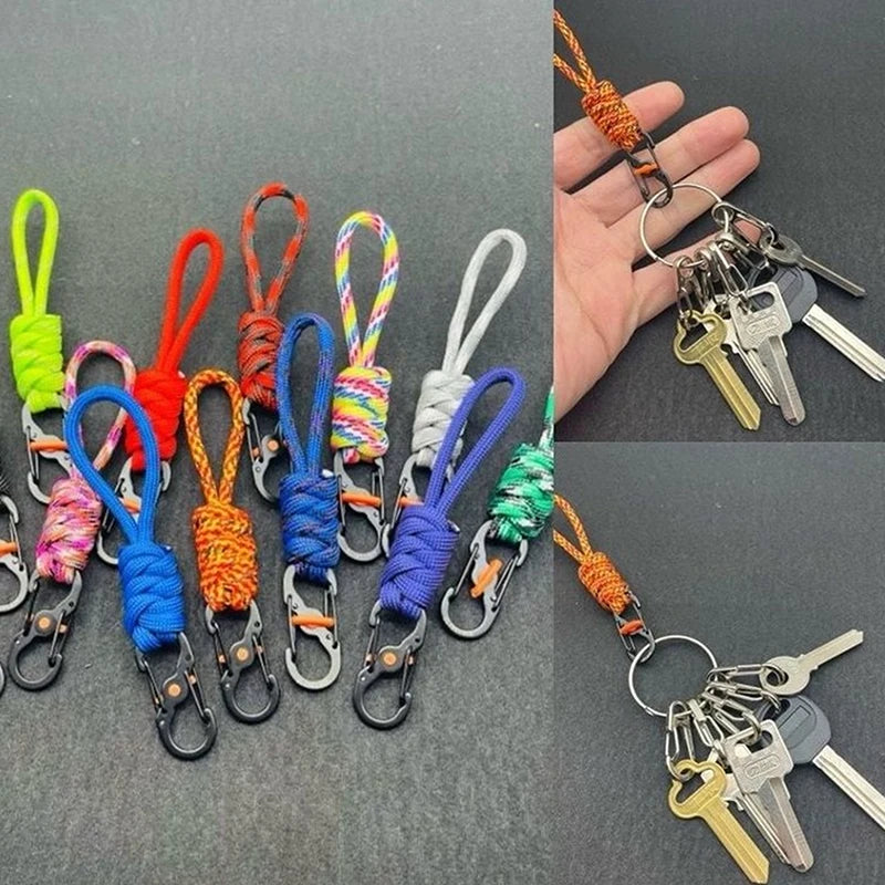 8-shaped Lock Portable Outdoor Lanyard Hanging Buckle Umbrella Rope Qme