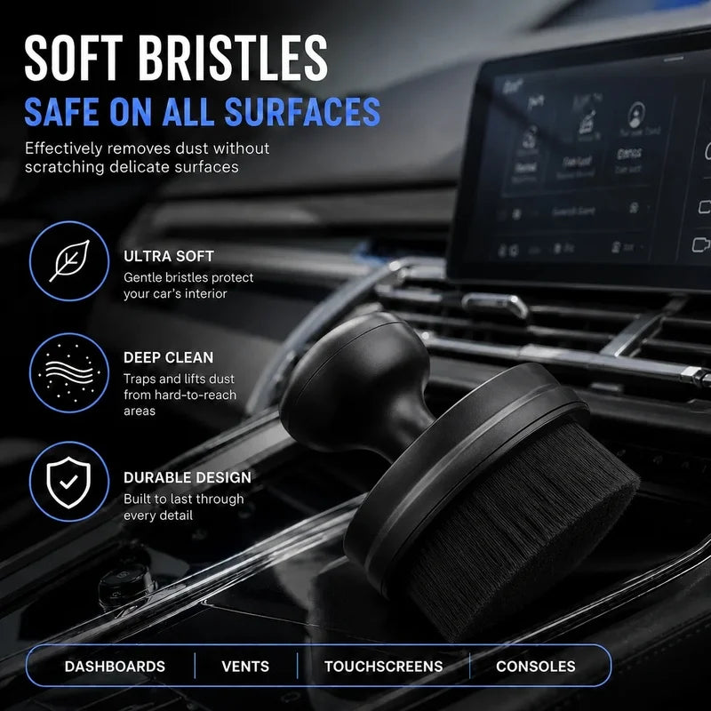 Wholesale High-density Car Detailing Tire Application Brush Soft Qme