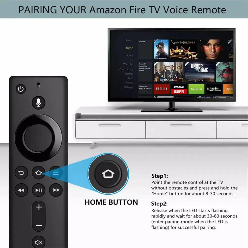 Fire TV Stick With Alexa Voice Remote Control Smart TV Sticks For Google YouTube NETFLIX Network Media Player Assistant Qme
