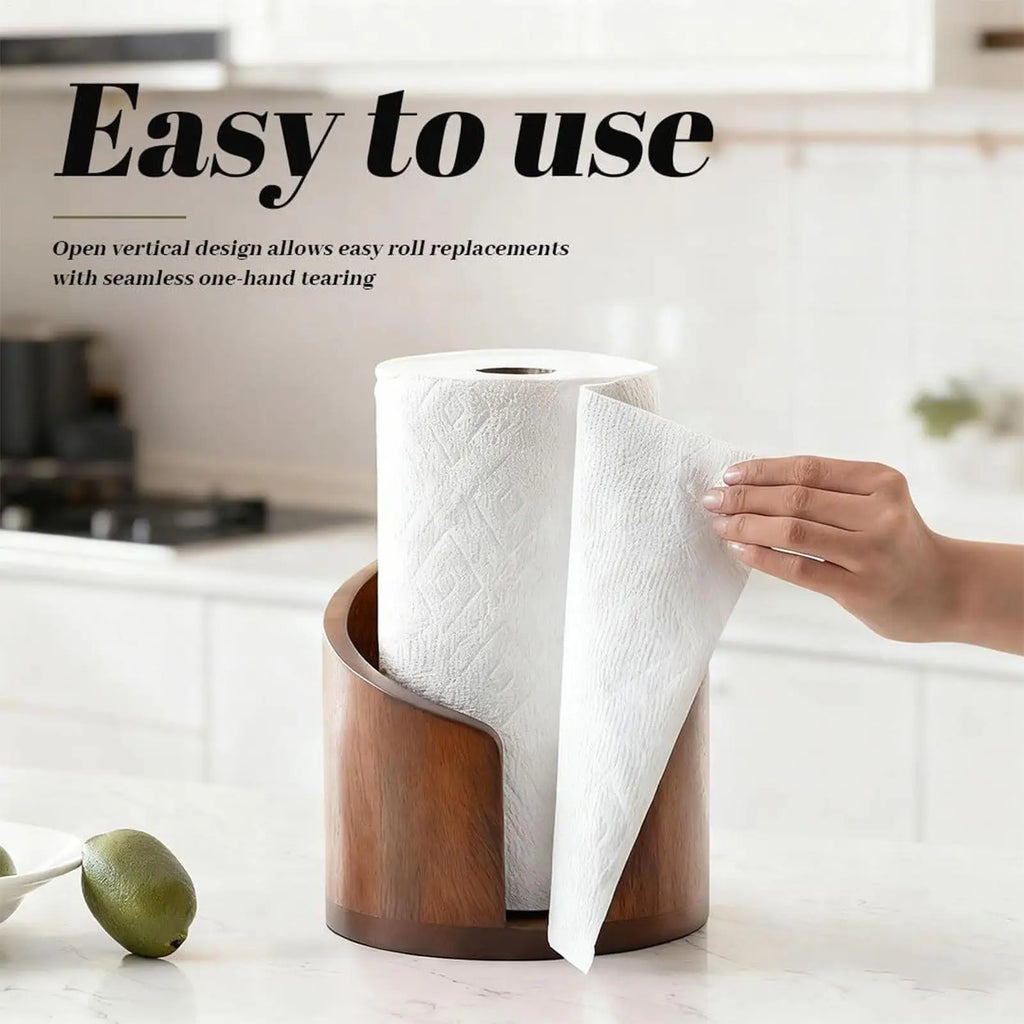 Paper Towel Holder Napkin Dispenser Stand Paper Towel Holder for Kitchen Roll Organize for Bathroom Dining Table Cabinet Qme