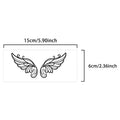 Butterfly Wings Tattoo Sticker Waterproof Temporary Tattoo Angel Elegant Design for Women Arm Chest Qme BG-064