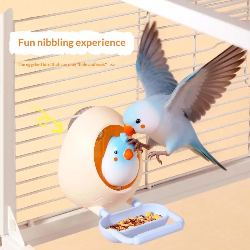 Boredom Gnawing Biting Self Entertaining Bird Toy Birdcage Decor Qme