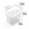1pcs Plant Holder For Fish Tank Transparent Hangable Pot Cup Aquatic Plant Holder For Fish Tank Hydroponic System Indoor Home Qme as shown