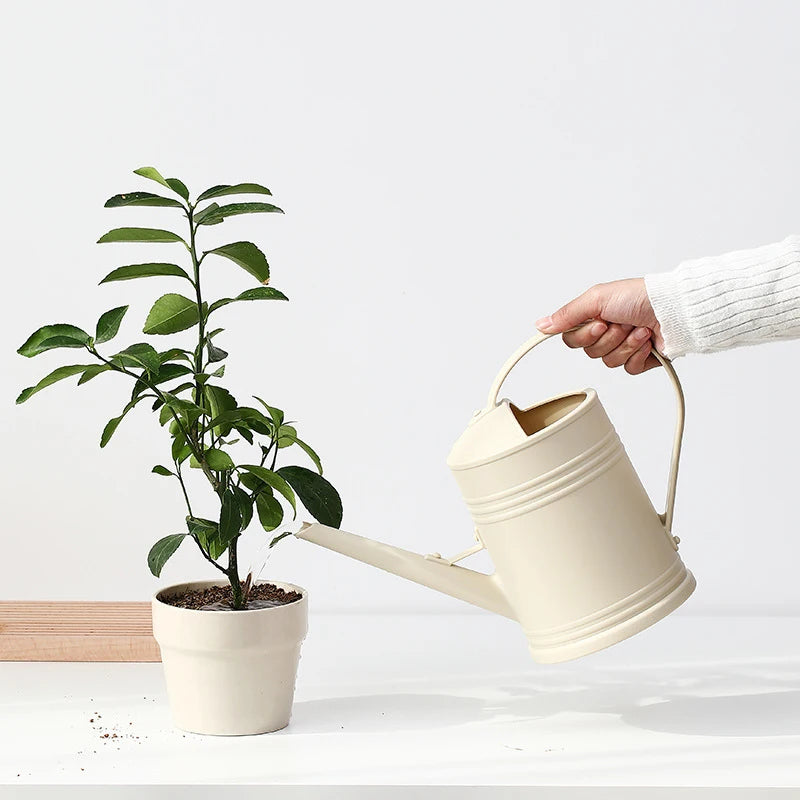 1Pc 2L Long Spout Watering Can Practical Gardening Water Pot for Indoor Outdoor Flower Plant Garden Potted Care Tools. Qme