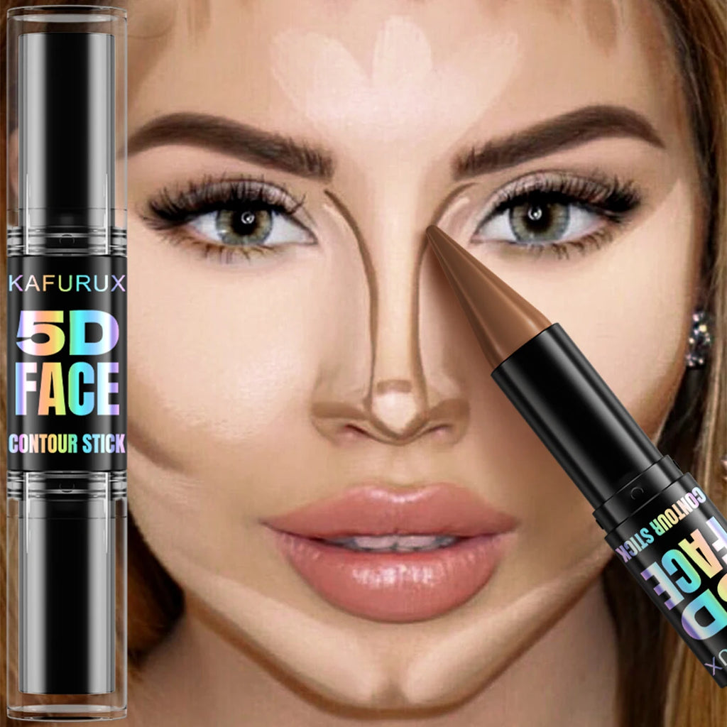 Contour Stick Duo Double-eneed Highlight Shadow Cream Waterproof Full Qme