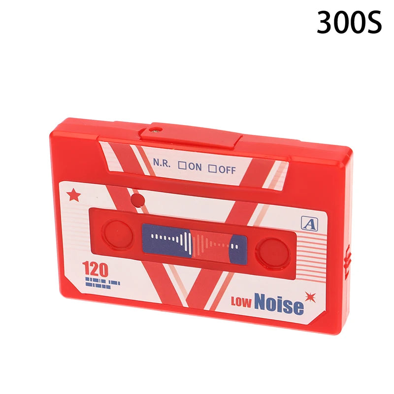 Creative Plastic Voice Recording Cassette Tape 60/300 Seconds Voice Recorder Greeting Card Small gifts Qme style 16