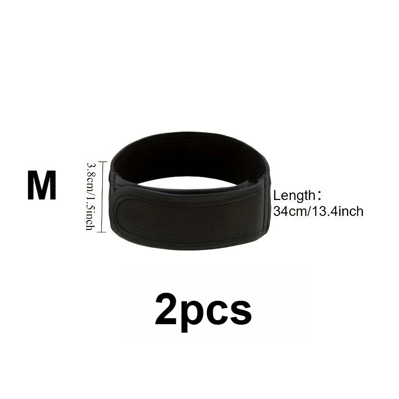 Adjustable Elastic Waist Belts - No-Buckle Invisible Belt for Jeans & Pants, Comfortable and Easy to Use Qme M-2pcs