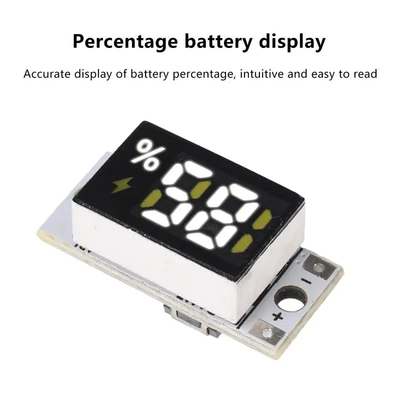 Precision LED Battery Meter 1S-4S DIY Electronic Enthusiasts Hobbyists Qme