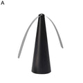 Outdoor Fly Bug Repeller Kitchen Dining Table Meal Pest Fan Desktop Tabletop Electric Battery Operated Food Protector Tool Qme black