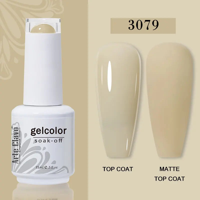 Arte Clavo Transparent Nude Pink Jelly Gel Nail Polish Semi Permanent