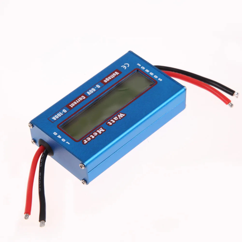 DC Power Analyser Watt Volt Amp Meter LCD Digital Display 12V 24V Current Energy Meter Ammeter Power Tester Qme