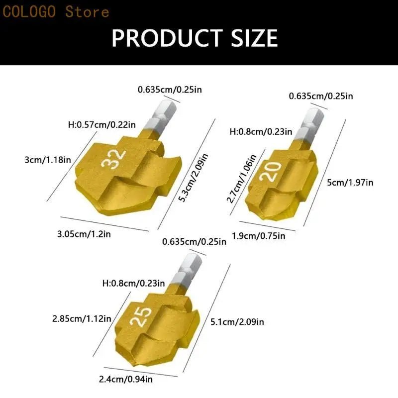 Flat Drill Bit PPRs Lifting Pipes Featuring Titaniums Coating Qme
