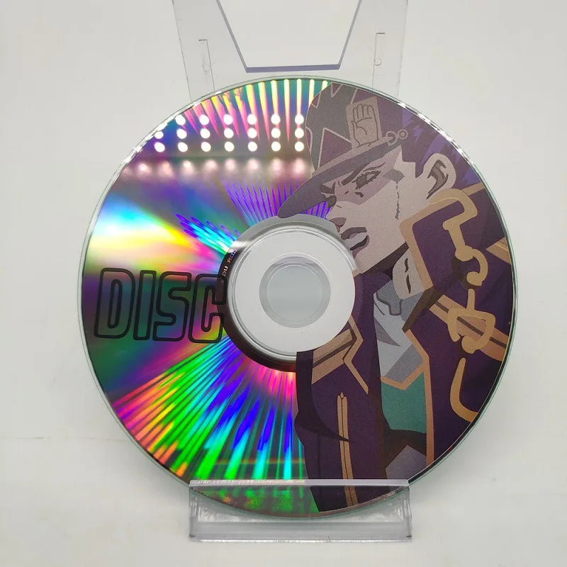 Role Disc Cosplay Anime Jojo's Bizarre Adventure Kujo Jotaro Platinum Star Memory CD Accessory Retro Toy Halloween Decoration Qme A CN