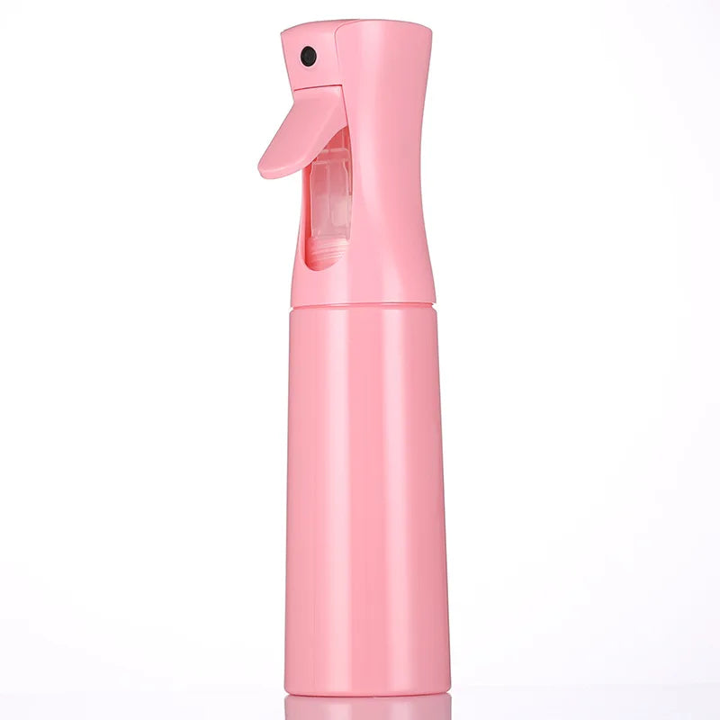 Hairdressing Spray Bottle Hair Pressure Continuous Watering Can Qme 300ML-Pink China Mainland