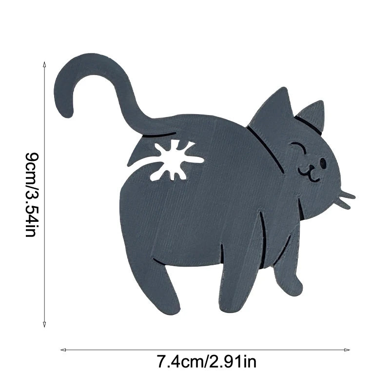 3D Cat Butt Bread Bag Clip Snack Sealing Novelty Kitchen Gadget Food Qme