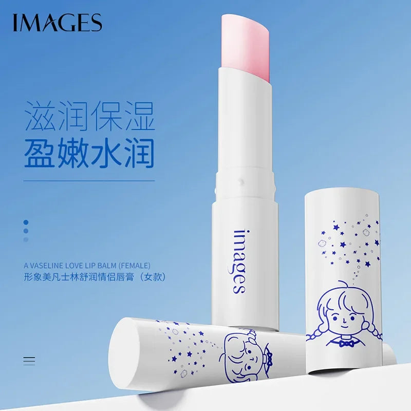 Images Vaseline Double Protection Couple Lip Balm Moisturizer Moisturizing Lip Care Men and Women Lip Balm Qme