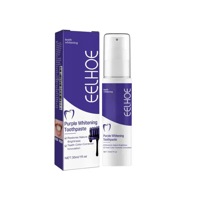 Advanced Purple Whitening Toothpaste Professional Stain Removal Odor Qme