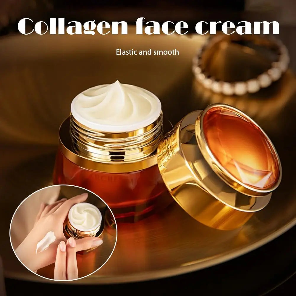 Collagen Firming Soothing Essence Face Cream Delicate Firming Balanced Skin Fine Lines Korea Skincare Products Skin Care Qme