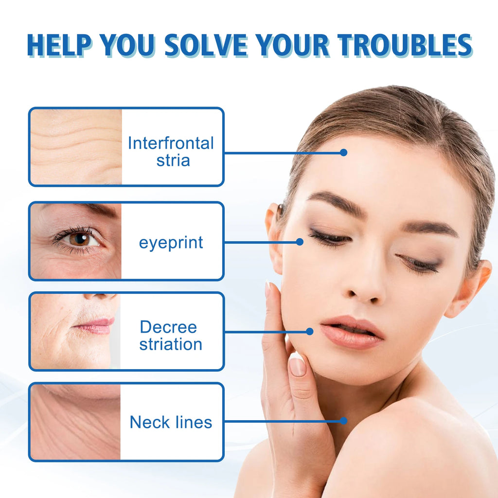 Blue Copper Peptide Firming Essence Skin Tightening Rejuvenating Hydrating Firming Face Serum Improves Texture Fast Absorbing Qme