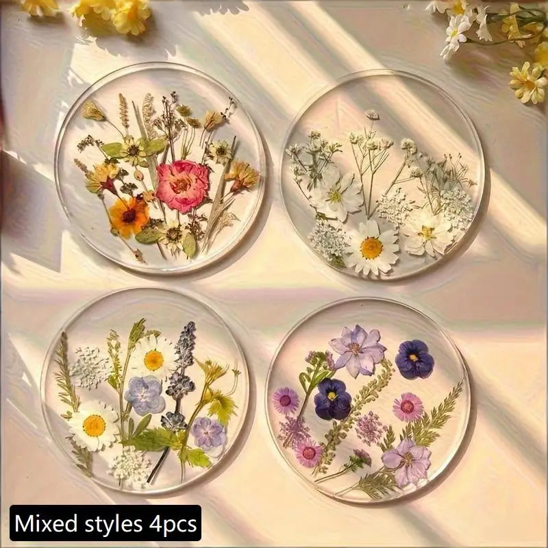1 Floral Coasters Wedding Birthday Table Decor Mother's Day Gifts 2D Qme A4 0