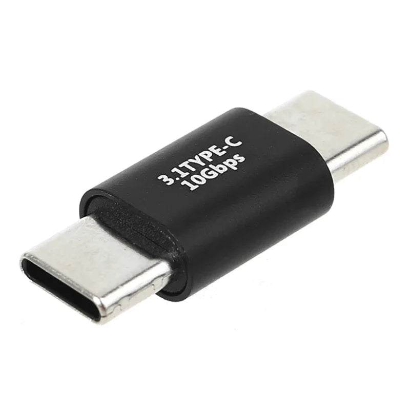 10pcs Type C to USB 3.0 Adapter OTG USB C to Type C Male Female Converter Connector 35EA Qme type-c public to pub