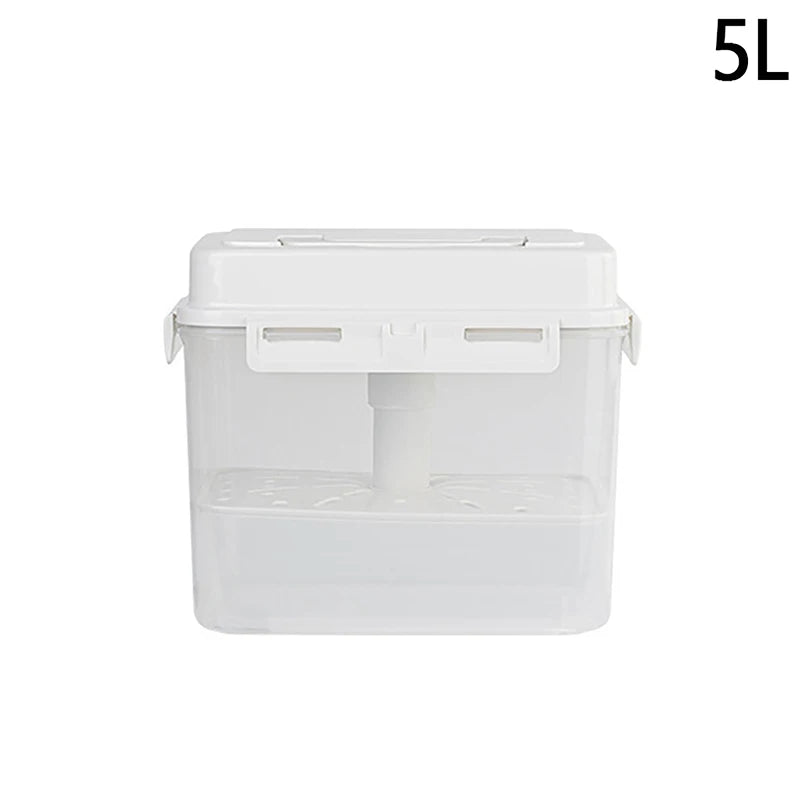 Gherkin Sauerkraut Kimchi Storage Container Fermentation 4 Pickle Jar Qme 5L