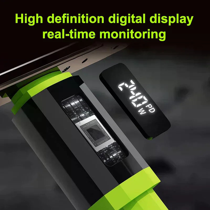 240W USB C Cable Power Display Fast Charging Charger 15 16 17 Huawei Qme