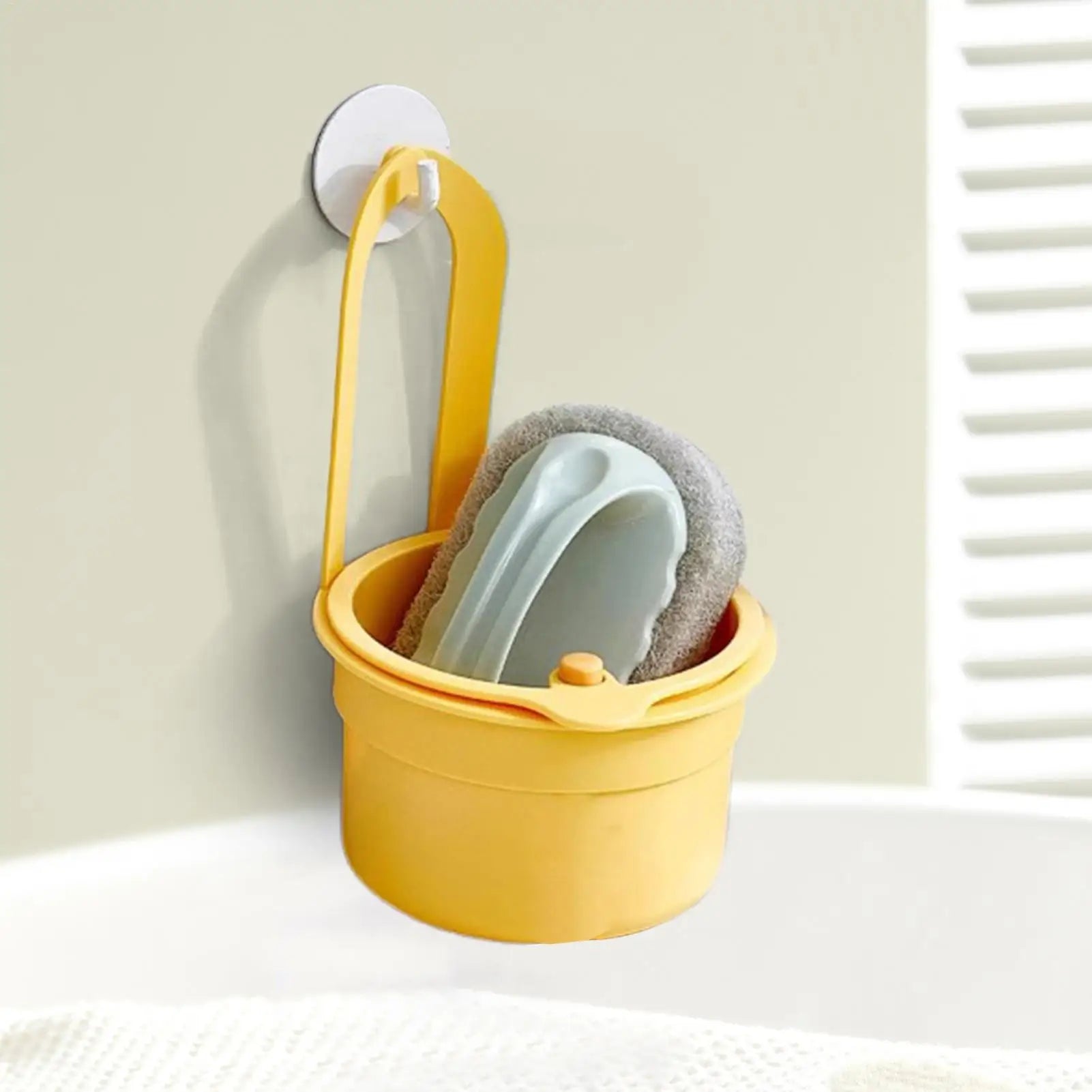 Sink filter basket faucet hanging filter kitchen hanging drain basket Press To Clean Sink Strainer for Home Apartment Qme