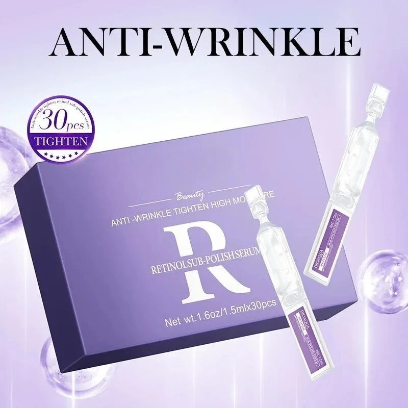 Box BIOAQUA Retinol Vitamin C Hyaluronic Acid Serum Face Moisturizing Qme Retinol