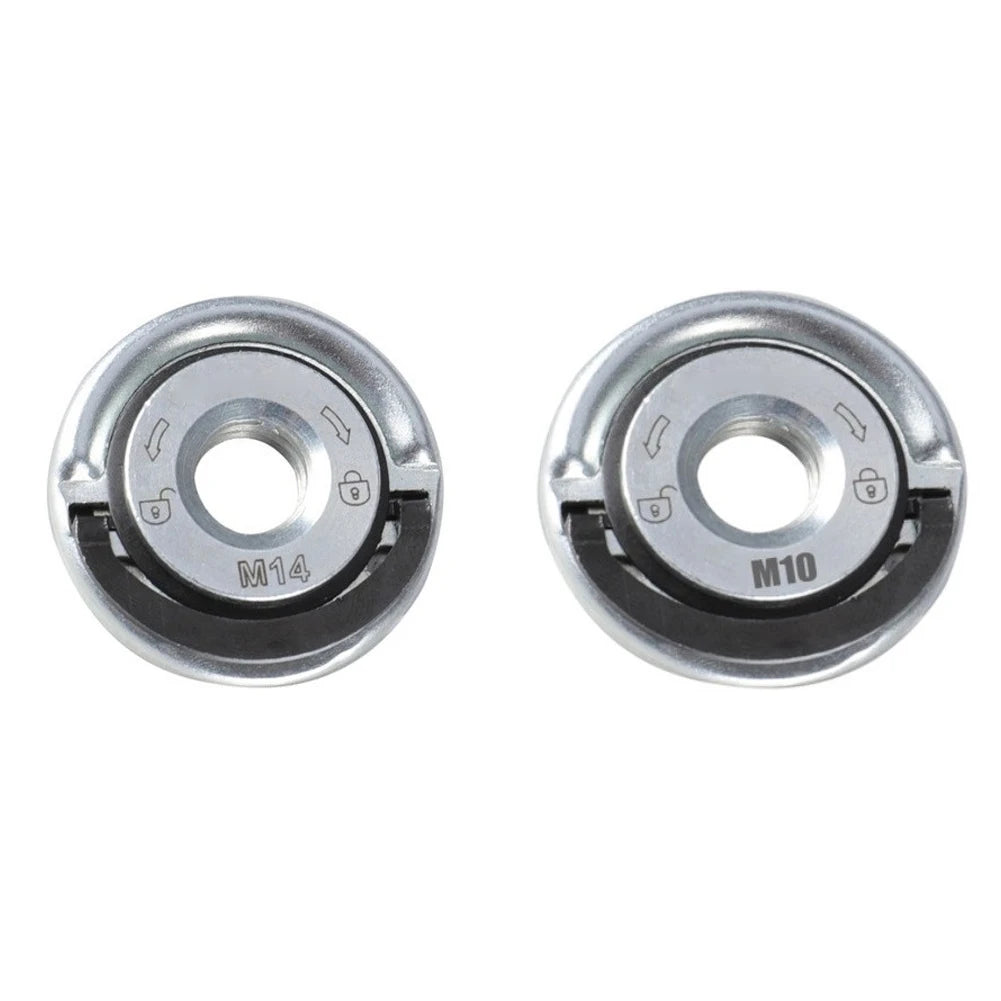 For M 14 And For M10 Quick Release Self-Locking Grinder Pressing Plate Flange Nut Power Chuck Angle Grinder Pressure Plate Qme