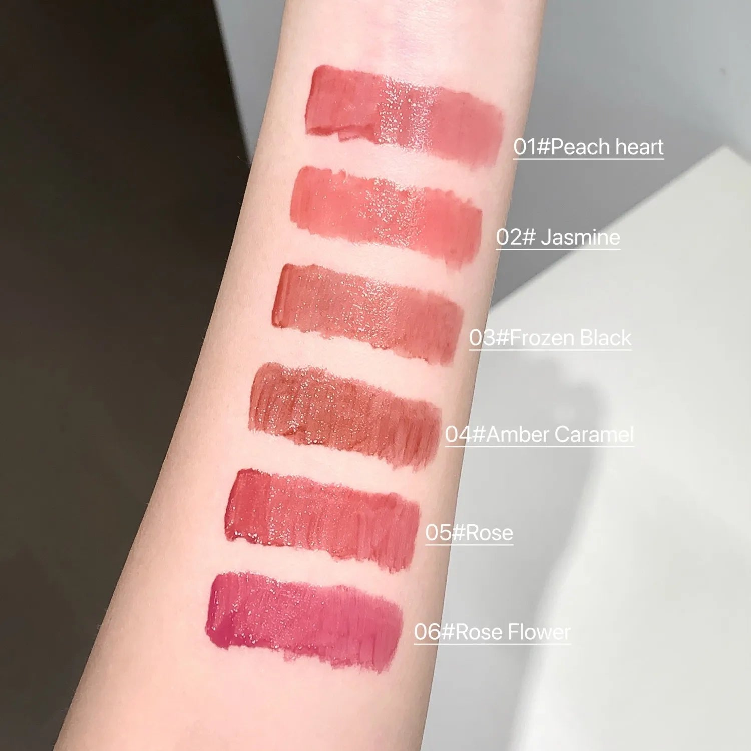 SHAQINUO Mirror Gloss Lip Hydrating Long-lasting Luminous Finish Qme