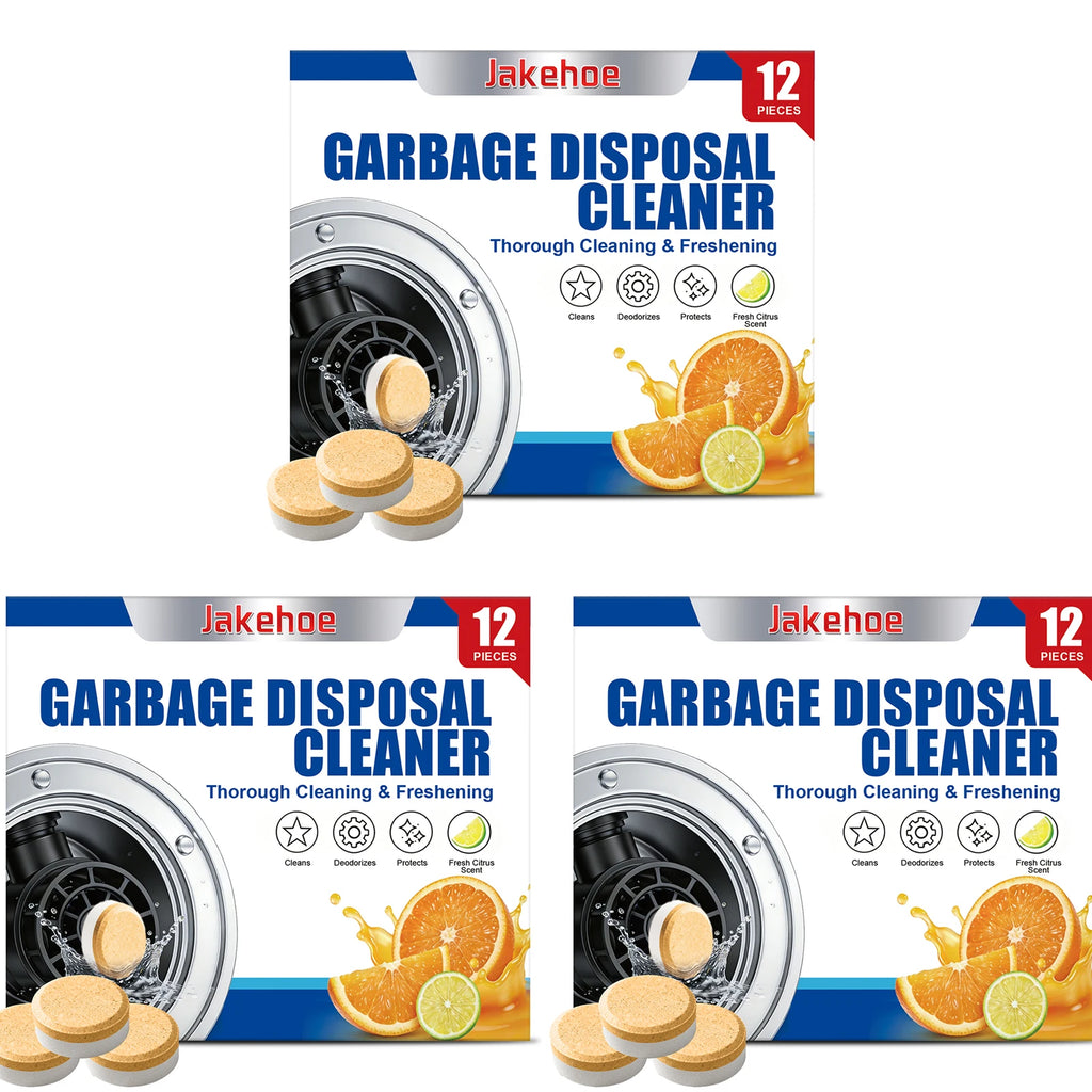 Garbage Disposal Cleaner Thorough Cleaning & Freshening Eliminate Odor Reduce Food Residue Protect Kitchen Deodorization Tablets Qme 36pcs Boxed