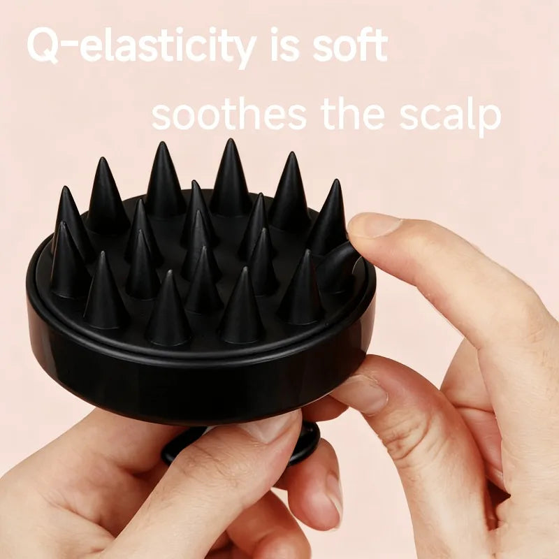 Long Handle Bath Brush Shampoo Scalp Massage Gentle Exfoliating Qme