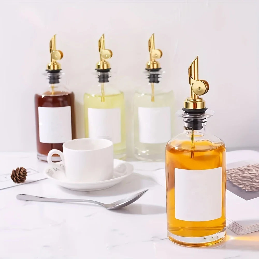 Glass Olive Oil Dispenser Bottle Seasoning Bottle Vinegar Bottle Condiment Container for Home Kitchen Stuff Kitchen Gadgets Qme